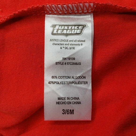 Justice League | Super Girl & Wonder Woman Set of 2 Baby Girl Onesies 3-6 Mos - Picture 6 of 6